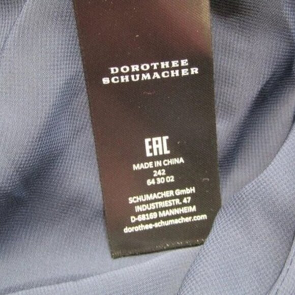 NEW DOROTHEE SCHUACHER Jacket Midnight Blue Size XS Feathery Volume Polyester - Picture 10 of 13